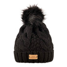 Black Colour Collection: Cable Knit Accessories for Winter