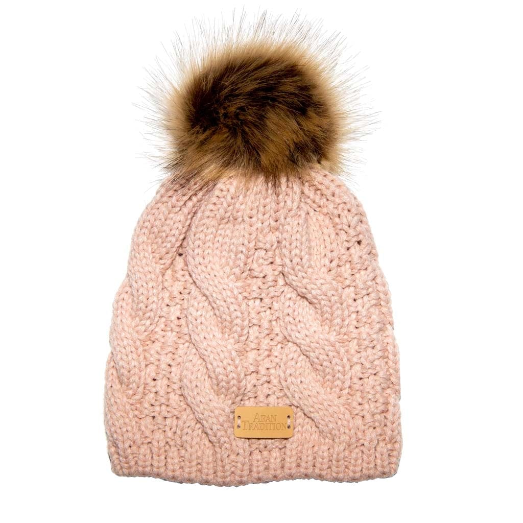 Blush Pink Colour Collection: Acrylic Knit Winter Accessories