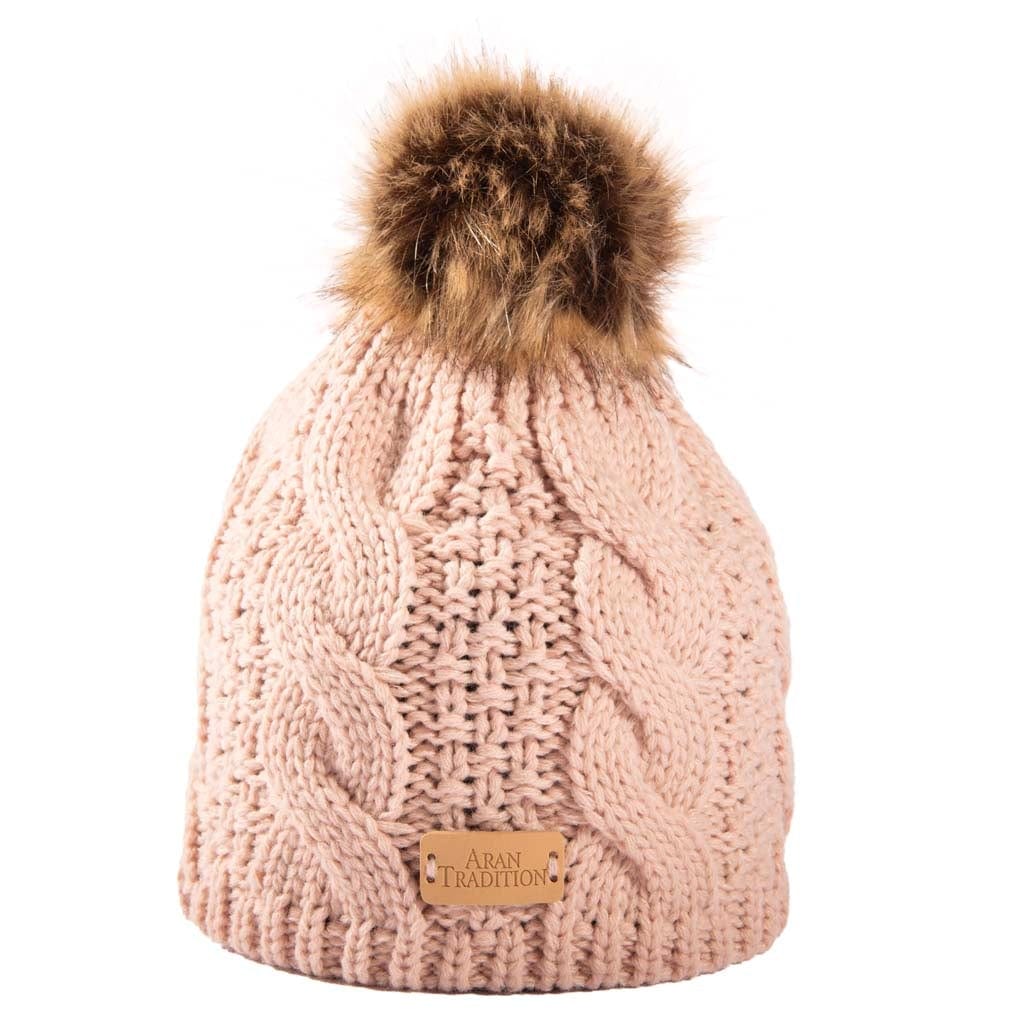 Blush Pink Colour Collection: Acrylic Knit Winter Accessories