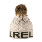 Aran Diamond Cable IRELAND Pom Pom Hat | Soft Microfleece Lining