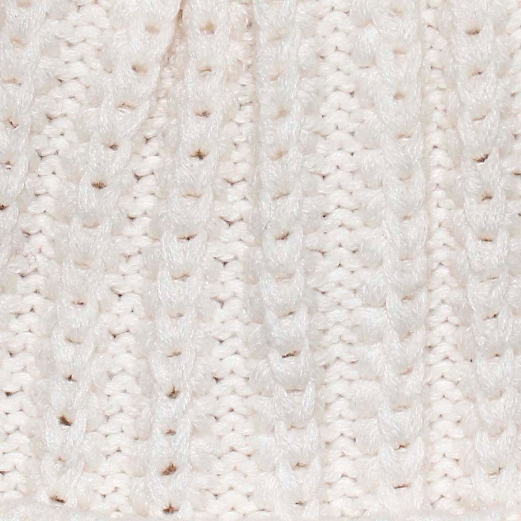 Cream Colour Collection: Acrylic Knit Winter Accessories