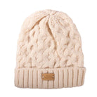 Cream Colour Collection: Acrylic Knit Winter Accessories