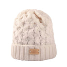 Cream Colour Collection: Acrylic Knit Winter Accessories