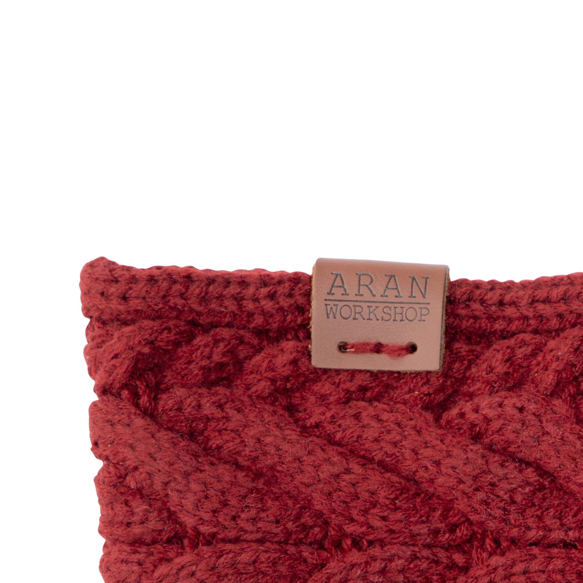 Shop the Aran Button Headband | Cable Knit with Button Detail