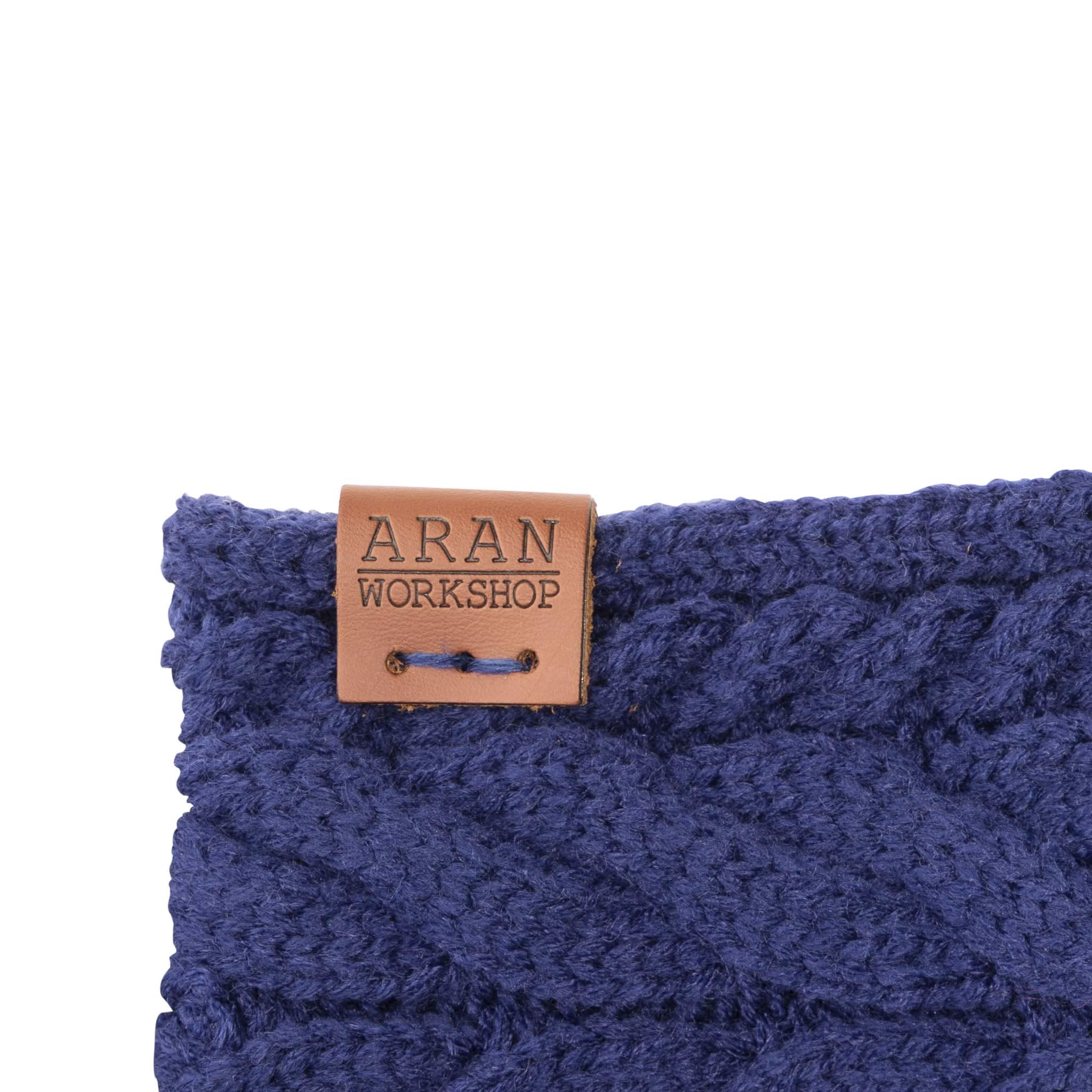 Shop the Aran Button Headband | Cable Knit with Button Detail