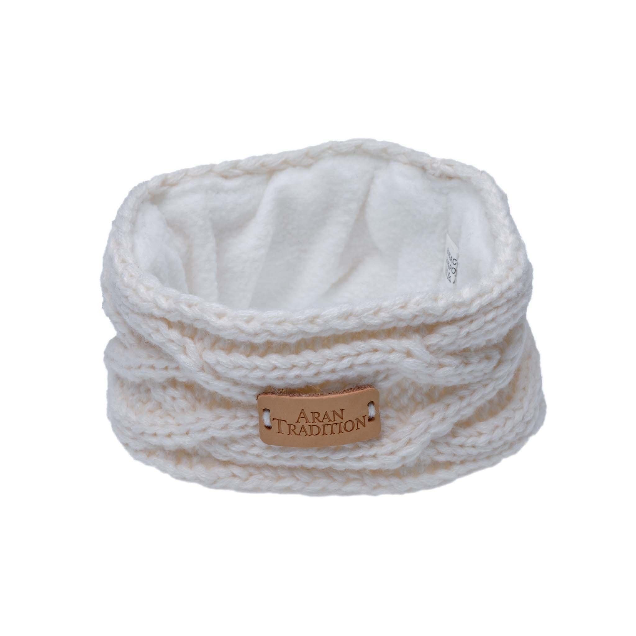 Aran Junior Cable Knit Headband - Mini Me | Chunky Cable Knit for Kids