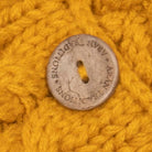 Aran Cable Button Wrap Scarf detail