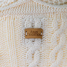 Aran Cable Shawl Neck Cape | Traditional Design | Cozy Knit